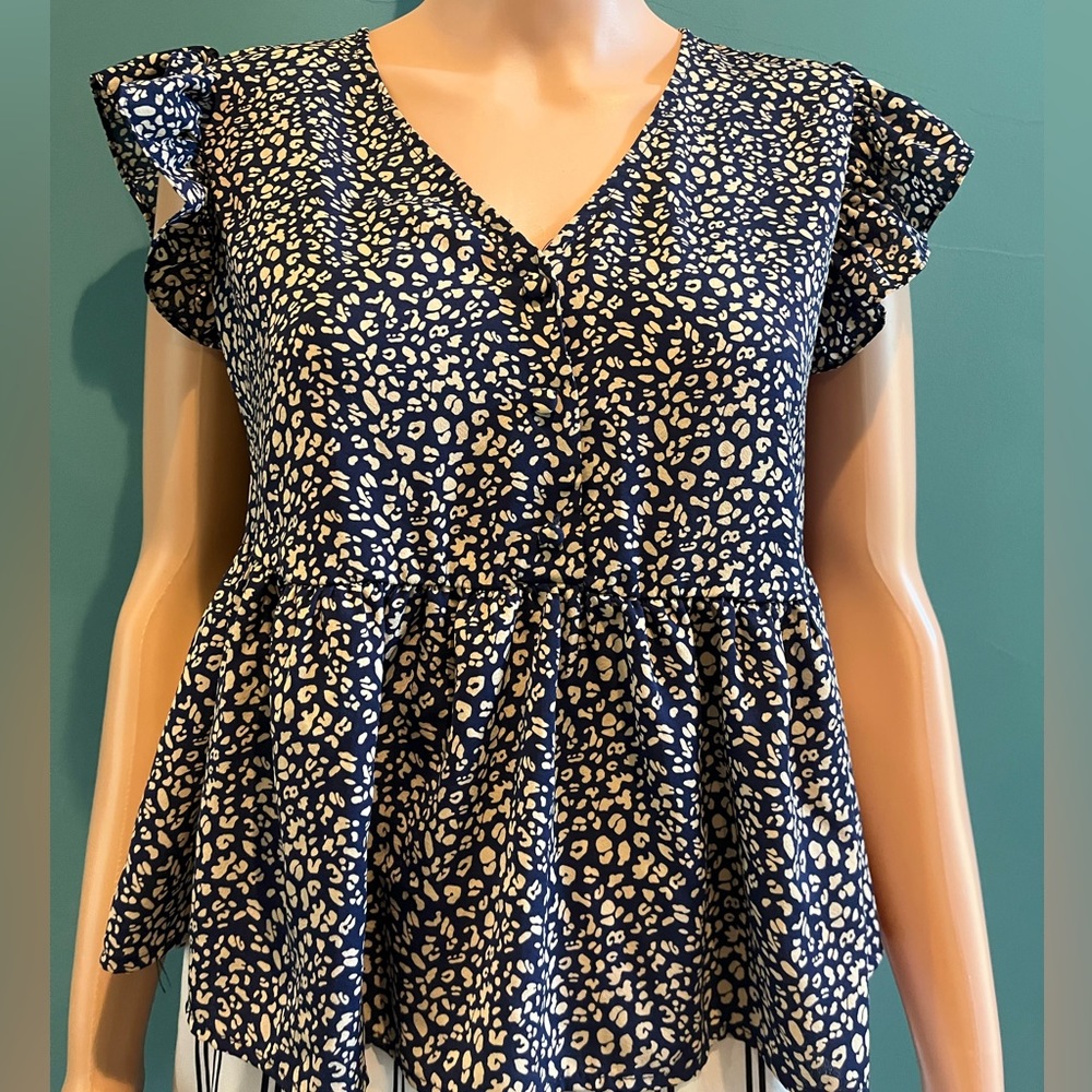 Shein Ruffle Blouse